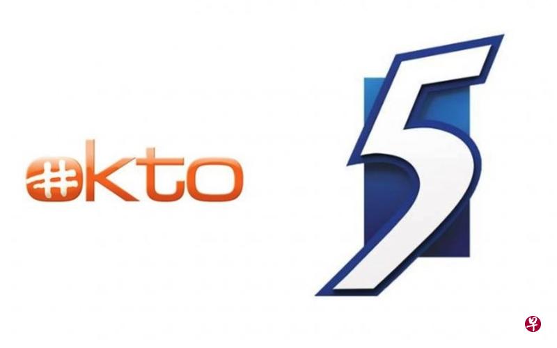 新传媒宣布旗下两个英语频道,奥多(okto)频道及5频道,将从今年5月1日起合并。(互联网) 新传媒宣布旗下两个英语频道,奥多(okto)频道及5频道,将从今年5月1日起合并。(互联网)