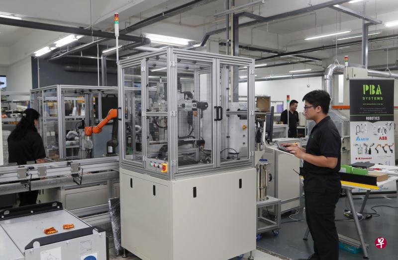 PBA集团除了自主研发工业自动化方案,也投资本地起步公司。(吴伟国摄) PBA集团除了自主研发工业自动化方案,也投资本地起步公司。(吴伟国摄)