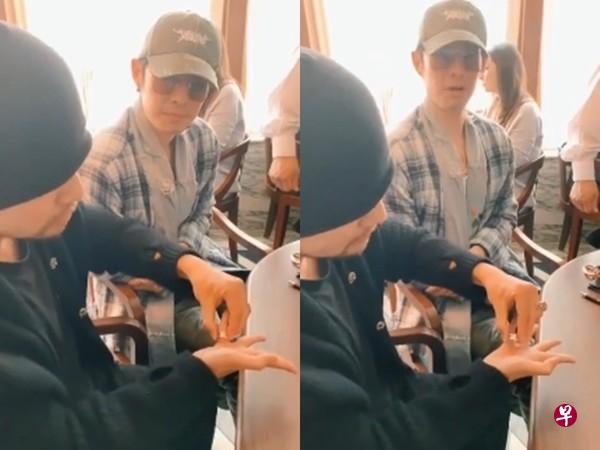 ↓吴建豪被周杰伦的魔术吓到目瞪口呆。(互联网) ↓吴建豪被周杰伦的魔术吓到目瞪口呆。(互联网)