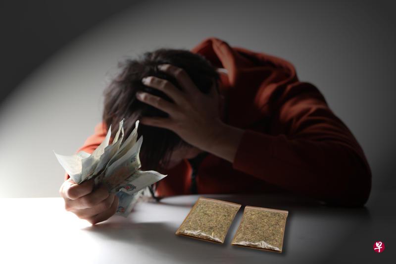 去年被捕的嗜毒者人数有所增加，当中四成是新嗜毒者，而在这些新嗜毒者当中，多达64%是30岁以下的年轻人，情况令人关注。（示意图）