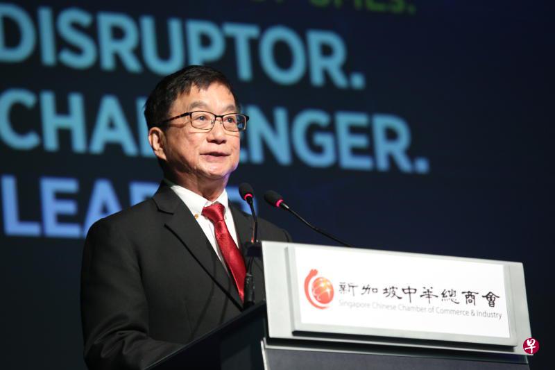 中华总商会会长黄山忠。(档案照片) 中华总商会会长黄山忠。(档案照片)