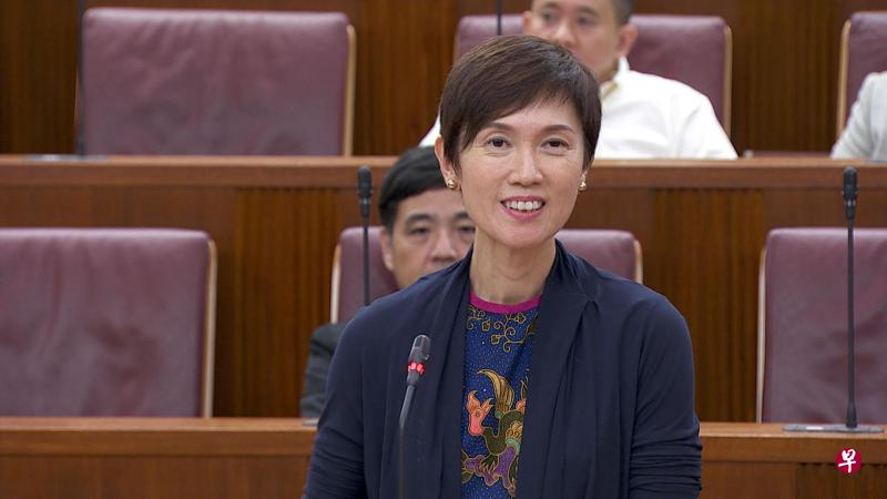 杨莉明说,人力部将在国会拨款委员会辩论上,进一步阐述当局为支持就业妇女所推出的政策。(视频截图) 杨莉明说,人力部将在国会拨款委员会辩论上,进一步阐述当局为支持就业妇女所推出的政策。(视频截图)