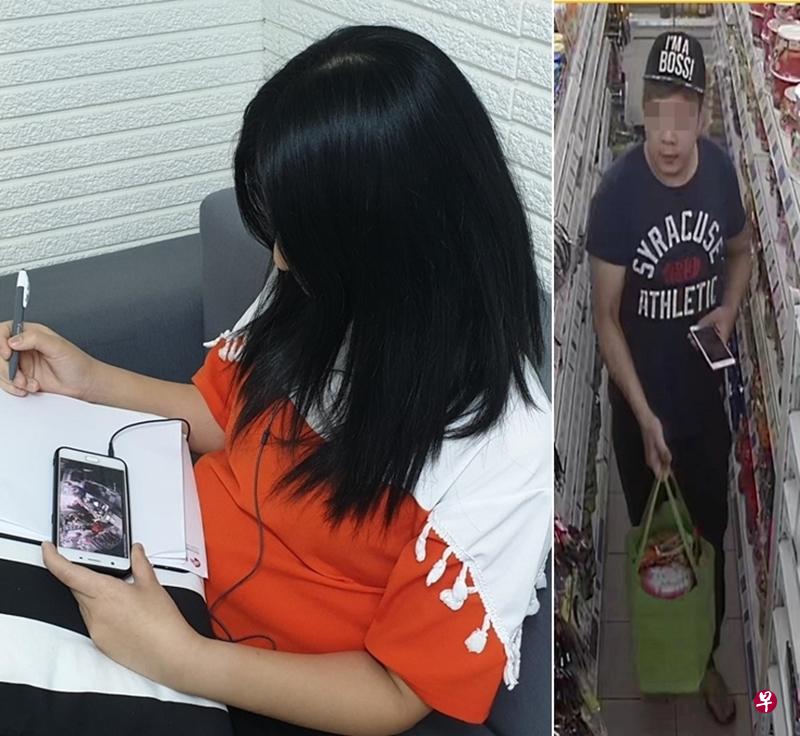 戴女士(左图)担任电眼“”纠察员“”约半年,曾逮到一名冰淇淋贼。(受访者提供) 戴女士(左图)担任电眼“”纠察员“”约半年,曾逮到一名冰淇淋贼。(受访者提供)