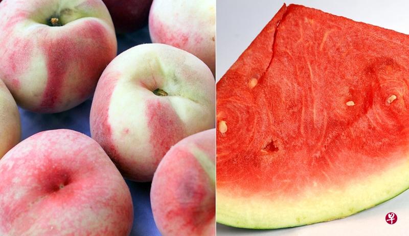 桃子和西瓜相克,不能同时吃?(档案照) 桃子和西瓜相克,不能同时吃?(档案照)