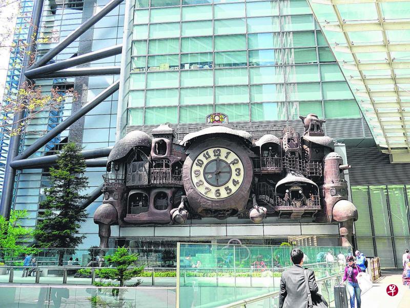 宫崎骏设计的时钟是日本最大的人偶钟。 宫崎骏设计的时钟是日本最大的人偶钟。