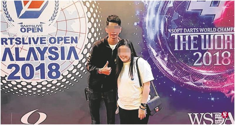 王姓男子曾参加飞镖比赛,女友还到场支持。(档案照) 王姓男子曾参加飞镖比赛,女友还到场支持。(档案照)