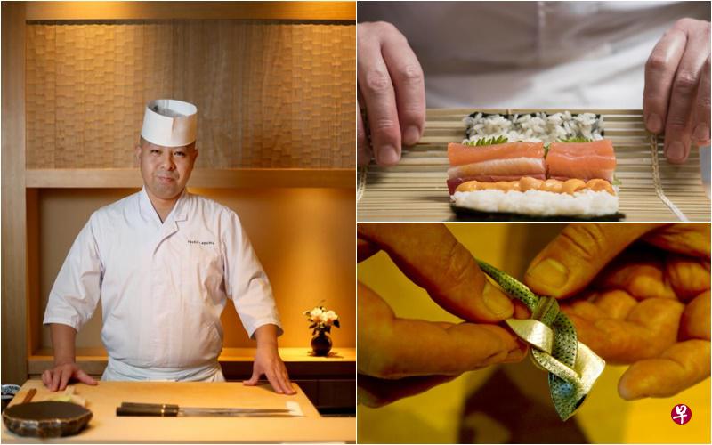 Sushi Ayumu主厨中谷良一有20余年寿司料理经验。 Sushi Ayumu主厨中谷良一有20余年寿司料理经验。