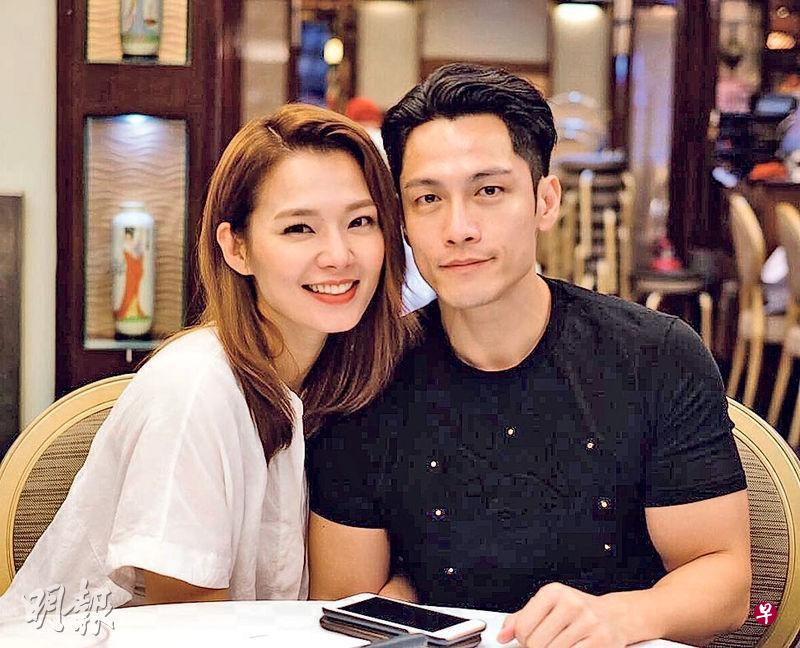 吕慧仪与黄文迪去年9月的合照。(互联网) 吕慧仪与黄文迪去年9月的合照。(互联网)
