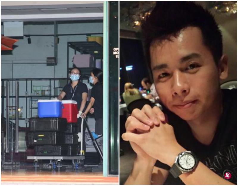 30岁死者林欣杰是家具公司“JIJI”的大股东;警方昨晚封锁现场10小时,事后带走多件证物。 30岁死者林欣杰是家具公司“JIJI”的大股东;警方昨晚封锁现场10小时,事后带走多件证物。