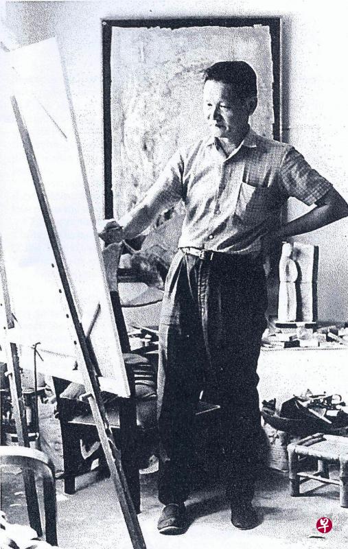 钟四宾1970年代画室的场景将重现香港巴塞尔艺术展。(主办方提供) 钟四宾1970年代画室的场景将重现香港巴塞尔艺术展。(主办方提供)