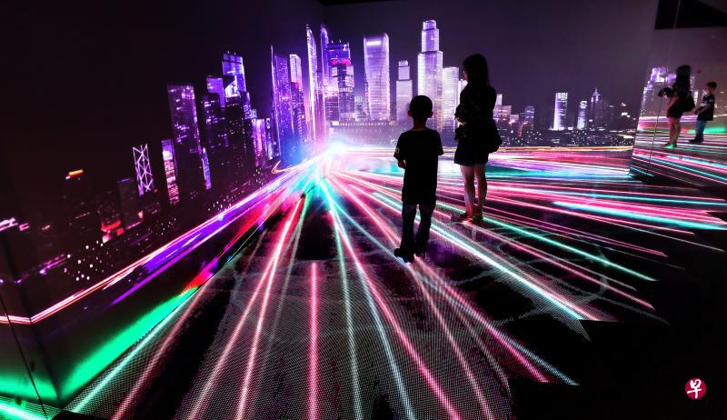 新加坡城市展览馆重新开放,增添更多互动元素,让公众身临其境了解我国城市规划历程。(陈来福摄) 新加坡城市展览馆重新开放,增添更多互动元素,让公众身临其境了解我国城市规划历程。(陈来福摄)