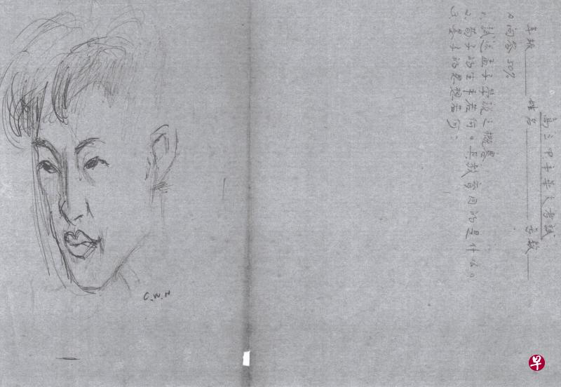 陈文希当年在华中任美术老师,于监考华文考试之闲,在试卷上素描学生卓南生的作品(1959年-1960年);高三考卷的考题清晰可见:“孟子学说的要旨是什么?荀子教育的目的何在?如何评价墨子的思想?”(转载征得该文作者同意) 陈文希当年在华中任美术老师,于监考华文考试之闲,在试卷上素描学生卓南生的作品(1959年-1960年);高三考卷的考题清晰可见:“孟子学说的要旨是什么?荀子教育的目的何在?如何评价墨子的思想?”(转载征得该文作者同意)