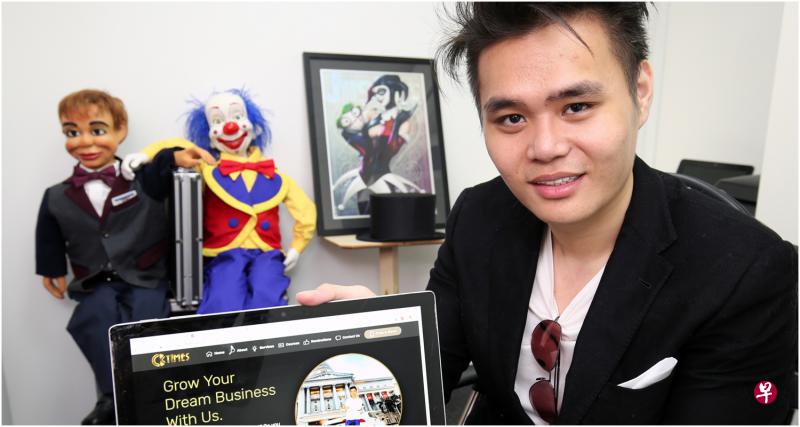 许俊杰去年创立公司,协助刚起步的创业者透过网络营销提升业绩。 许俊杰去年创立公司,协助刚起步的创业者透过网络营销提升业绩。