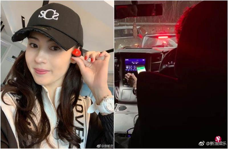 网民在香港叫车,意外搭到张柏芝(左)妈妈(右)开的车。(微博) 网民在香港叫车,意外搭到张柏芝(左)妈妈(右)开的车。(微博)