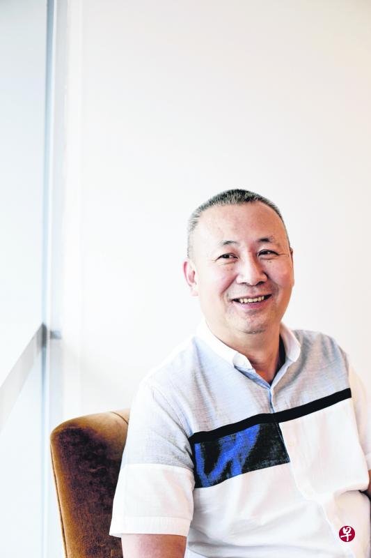 徐宗懋在六四天安门事件中弹后,对中国发展更有激情。(陈渊庄摄) 徐宗懋在六四天安门事件中弹后,对中国发展更有激情。(陈渊庄摄)