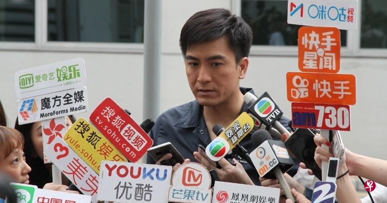 马国明首度回应“安心偷吃”事件,表示将继续保护黄心颖。(取自网络) 马国明首度回应“安心偷吃”事件,表示将继续保护黄心颖。(取自网络)