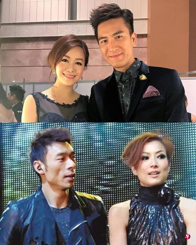 黄心颖(上图左)、许志安(下图左)背叛伴侣。(互联网) 黄心颖(上图左)、许志安(下图左)背叛伴侣。(互联网)