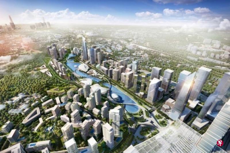 位于吉隆坡新街场原空军基地的马来西亚城发展计划构想图。(互联网) 位于吉隆坡新街场原空军基地的马来西亚城发展计划构想图。(互联网)