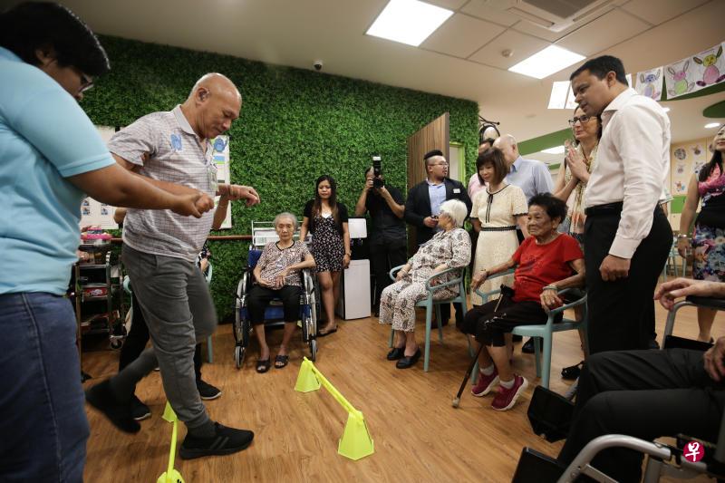 本地首家融合乐龄护理中心和活跃乐龄中心的大型设施正式开幕。(陈渊庄摄) 本地首家融合乐龄护理中心和活跃乐龄中心的大型设施正式开幕。(陈渊庄摄)
