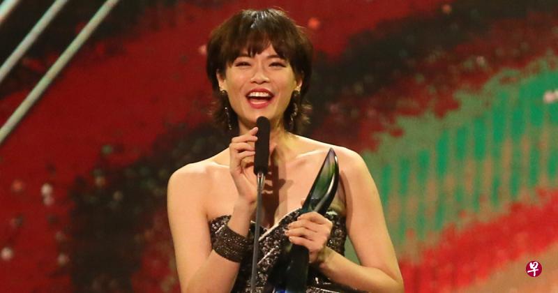 陈凤玲获奖感言一度惹争议。(档案照) 陈凤玲获奖感言一度惹争议。(档案照)