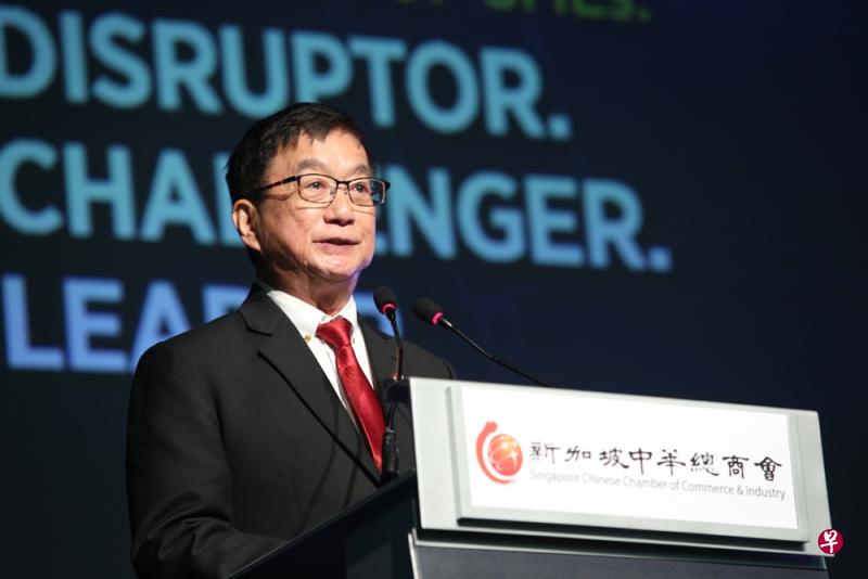 新加坡中华总商会会长黄山忠。(档案照) 新加坡中华总商会会长黄山忠。(档案照)