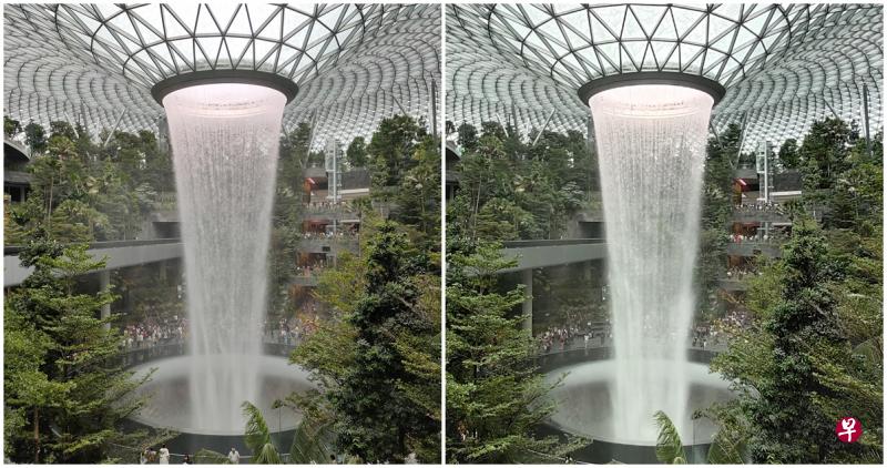 Oppo Reno标准版(左)和V15 Pro(右)拍照功能相当优秀,但后者有超广角镜头,能让更多景色映入眼帘。(黄少伟摄) Oppo Reno标准版(左)和V15 Pro(右)拍照功能相当优秀,但后者有超广角镜头,能让更多景色映入眼帘。(黄少伟摄)