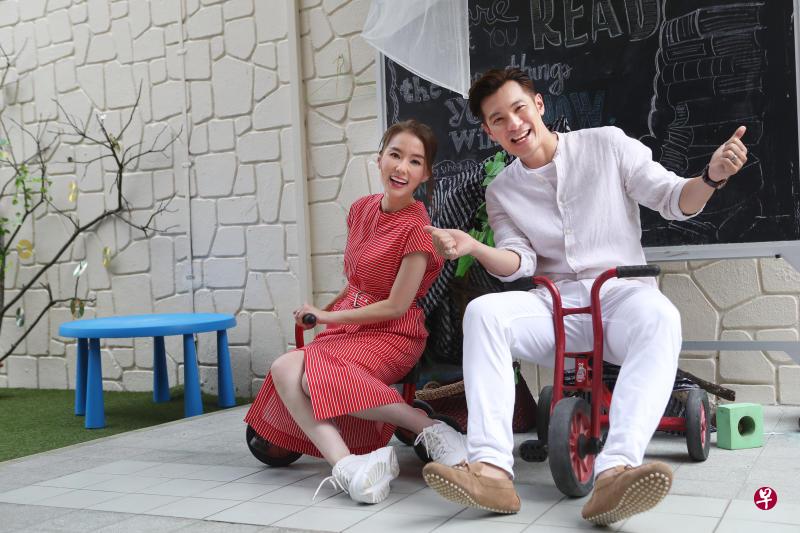 陈泓宇与林湘萍在新剧《一切从昏睡开始》中再续前缘。 陈泓宇与林湘萍在新剧《一切从昏睡开始》中再续前缘。