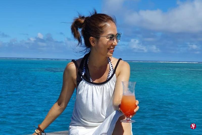 有懿到风景怡人的斐济拍摄节目。(受访者提供) 有懿到风景怡人的斐济拍摄节目。(受访者提供)