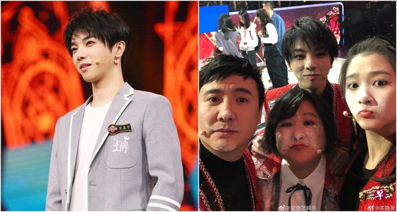 华晨宇(左图)与沈腾(右图左起)、贾玲、和关晓彤是新一季《王牌对王牌》的主持人。(互联网) 华晨宇(左图)与沈腾(右图左起)、贾玲、和关晓彤是新一季《王牌对王牌》的主持人。(互联网)