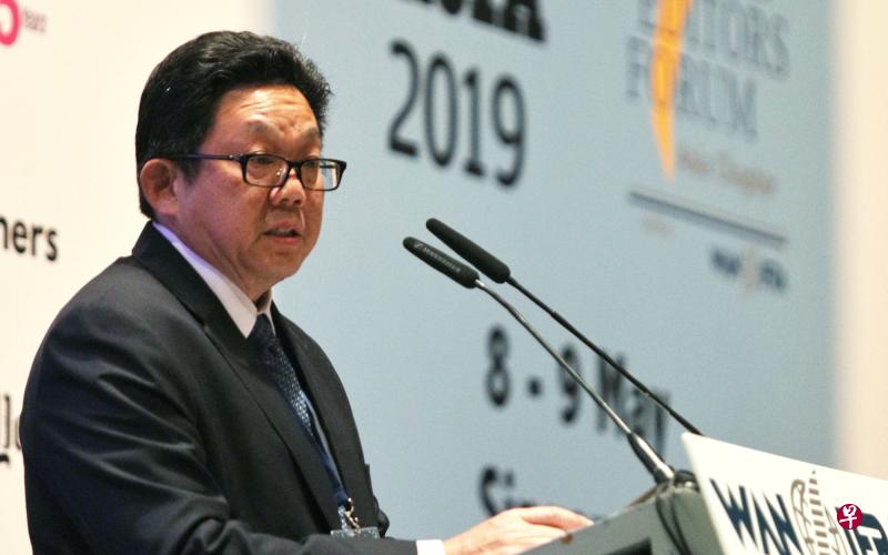 伍逸松:集团正使用科技加快转型进程,更多依靠数据为参考导向,为公众提供高质量的新闻报道。(林泽锐摄) 伍逸松:集团正使用科技加快转型进程,更多依靠数据为参考导向,为公众提供高质量的新闻报道。(林泽锐摄)