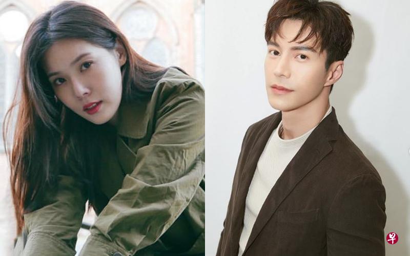 黄思恬(左)目前和王冠逸在印度尼西亚民丹岛拍摄《我的万里挑一》。(互联网) 黄思恬(左)目前和王冠逸在印度尼西亚民丹岛拍摄《我的万里挑一》。(互联网)