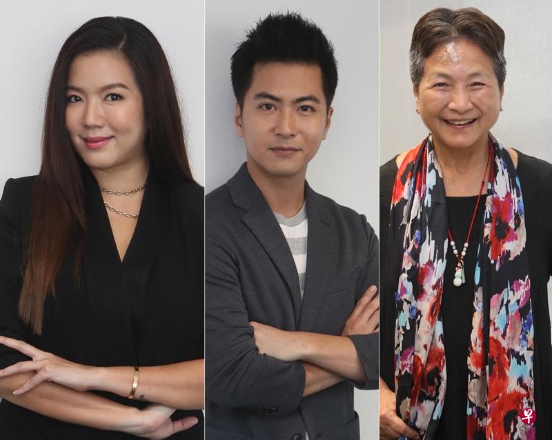 瑞恩、徐彬与郑佩佩。(吴伟国摄) 瑞恩、徐彬与郑佩佩。(吴伟国摄)