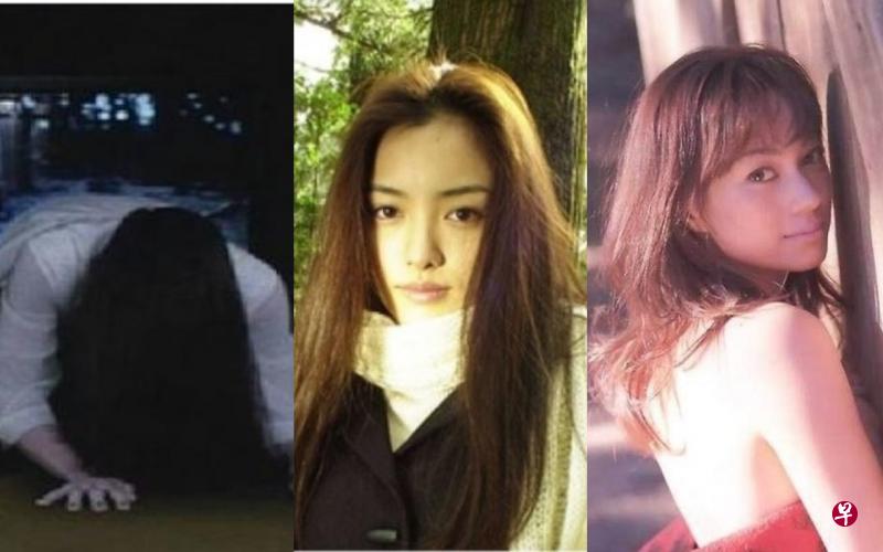 左图:电影里的贞子恐怖吓人。中图:仲间由纪惠的灵气逼人。右图:佐伯田菜子颇性感。(互联网) 左图:电影里的贞子恐怖吓人。中图:仲间由纪惠的灵气逼人。右图:佐伯田菜子颇性感。(互联网)