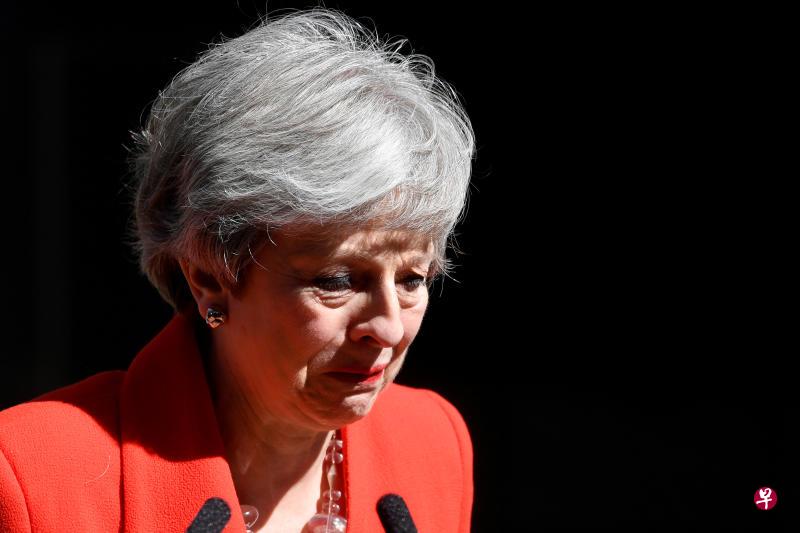 英国首相特雷莎·梅5月24日正式宣布辞职。(路透社) 英国首相特雷莎·梅5月24日正式宣布辞职。(路透社)