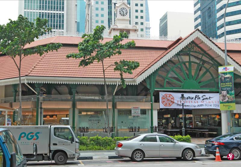 老巴刹(Lau Pa Sat)是新加坡民众“巴刹”及“小贩中心”的鼻祖。(档案照片) 老巴刹(Lau Pa Sat)是新加坡民众“巴刹”及“小贩中心”的鼻祖。(档案照片)