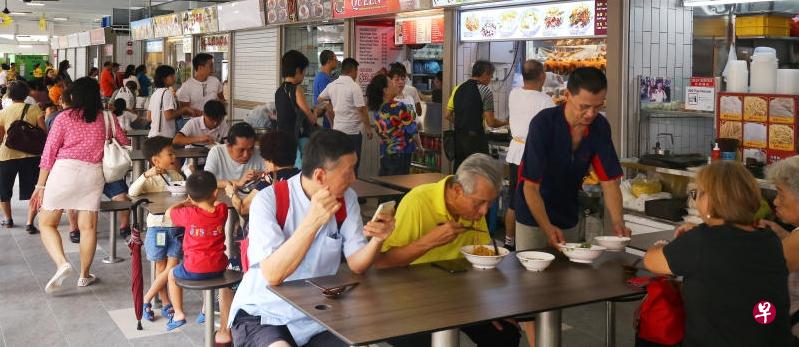 本地小贩中心。(档案照) 本地小贩中心。(档案照)