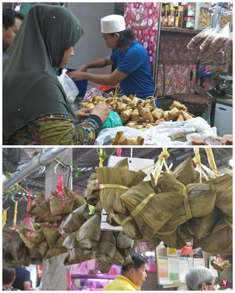 马来粽/饭团为东南亚地区马来人主食之一,同时,华人端午节的粽子也包含了中华文化元素。 马来粽/饭团为东南亚地区马来人主食之一,同时,华人端午节的粽子也包含了中华文化元素。
