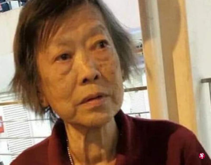 79岁失智阿嫲林玉珍上周一在吉隆坡走失,幸过后获好心人带她到警局。(受访者提供) 79岁失智阿嫲林玉珍上周一在吉隆坡走失,幸过后获好心人带她到警局。(受访者提供)