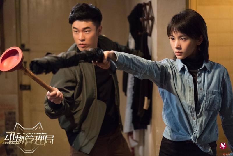 陈赫(左)和王子文联手侦查动物界的奇案。(互联网) 陈赫(左)和王子文联手侦查动物界的奇案。(互联网)