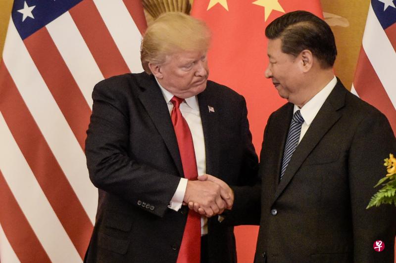 美国总统特朗普(左)和中国国家主席习近平(右)。(法新社) 美国总统特朗普(左)和中国国家主席习近平(右)。(法新社)