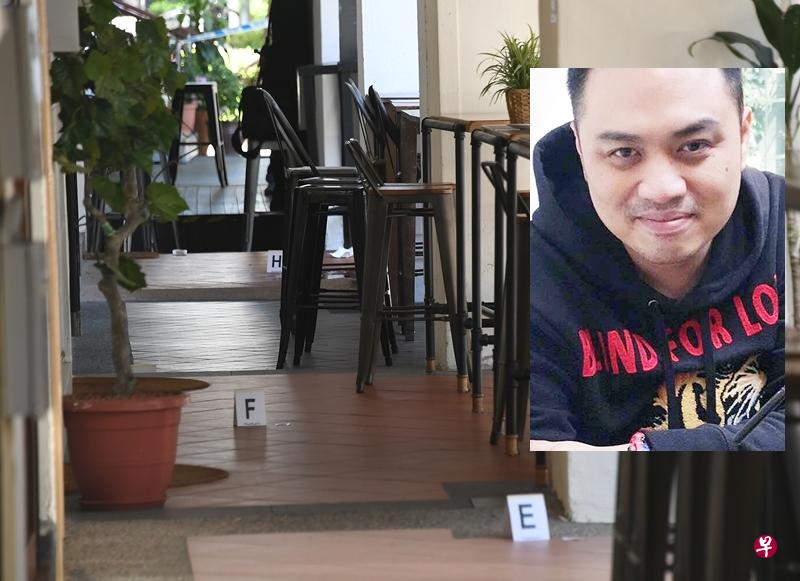 警方在命案现场调查,小图为死者斯宾塞。(档案照) 警方在命案现场调查,小图为死者斯宾塞。(档案照)