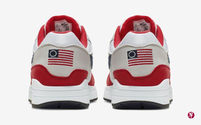 Nike的美国独立日纪念鞋款因设计引种族主义争论,将取消上架。(互联网) Nike的美国独立日纪念鞋款因设计引种族主义争论,将取消上架。(互联网)