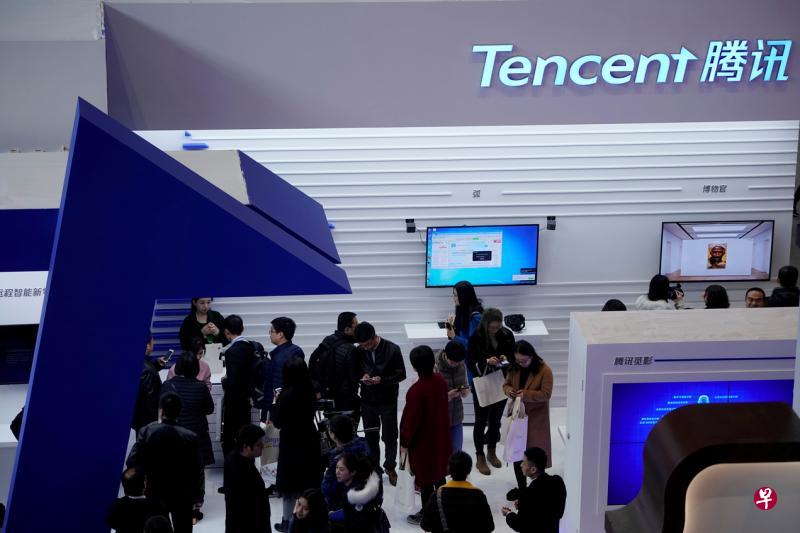 腾讯集团向42%的员工派发股票,以资奖励。(路透社) 腾讯集团向42%的员工派发股票,以资奖励。(路透社)