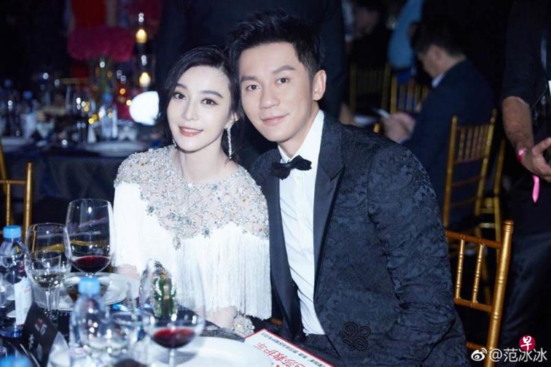 范冰冰与李晨上月底宣布分手，被爆是为炒作。（取自微博）