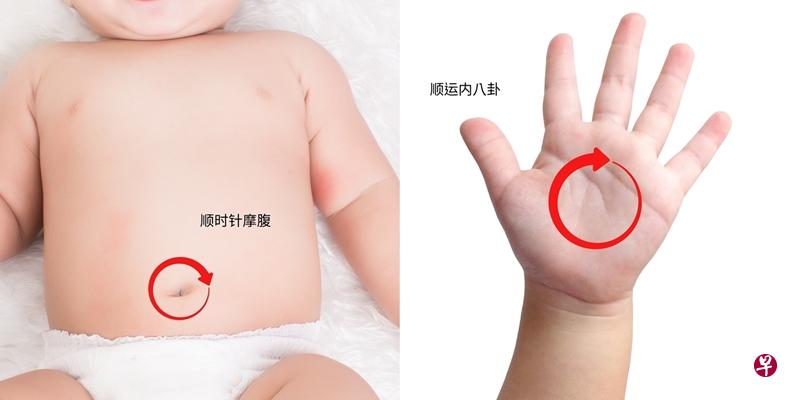 小儿推拿能帮助退烧。(受访者提供) 小儿推拿能帮助退烧。(受访者提供)
