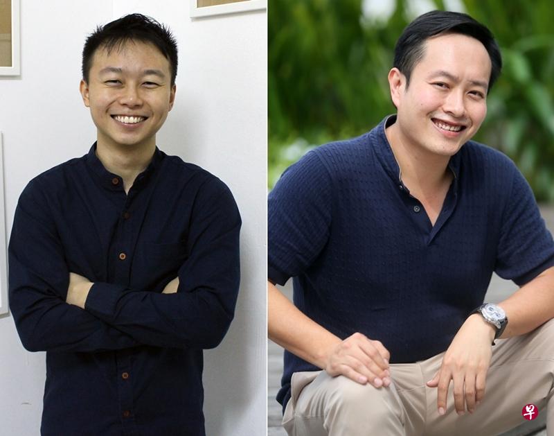 四海达药业总经理陈育川(左)与老板联谊会青年团创办人洪启强。(受访者提供) 四海达药业总经理陈育川(左)与老板联谊会青年团创办人洪启强。(受访者提供)