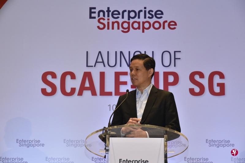 贸工部长陈振声说,政府期许本地企业不仅要在新加坡和区域内表现出色,在国际舞台上也要同样亮眼。(特约伍书永摄) 贸工部长陈振声说,政府期许本地企业不仅要在新加坡和区域内表现出色,在国际舞台上也要同样亮眼。(特约伍书永摄)