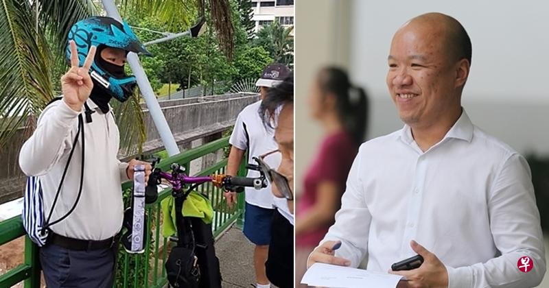 张义忠女儿贴出被告照片寻人。(取自网络/海峡时报) 张义忠女儿贴出被告照片寻人。(取自网络/海峡时报)