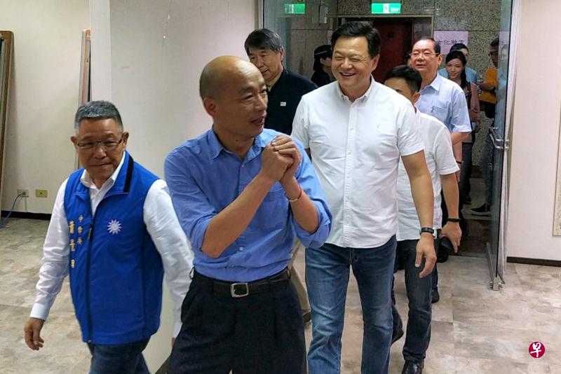 韩国瑜将代表国民党角逐2020年台湾总统选举。(中新社) 韩国瑜将代表国民党角逐2020年台湾总统选举。(中新社)