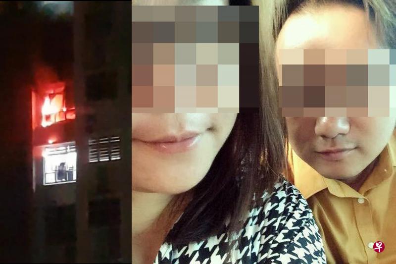 在火患中受伤的男女屋主,目前仍在医院留医。(互联网) 在火患中受伤的男女屋主,目前仍在医院留医。(互联网)